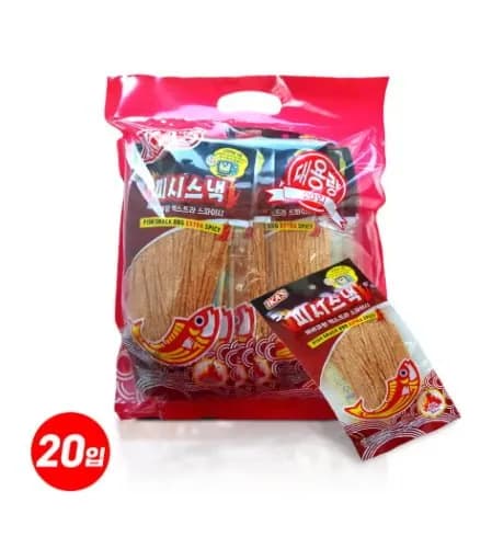 피시스낵 바비큐향 스파이시 540g (8,415원/무료)