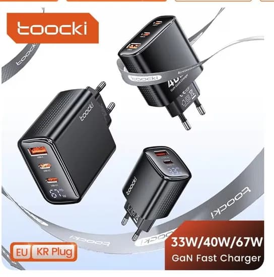 Toocki 40W GaN 충전기(3.8달러) / JONR P20 Pro 액세서리 세트(3.92달러) / 주파집 100W PPS GaN 멀티충전기(25,784원)1