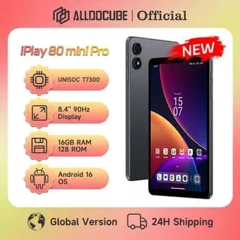 올독큐브 iPlay 80 미니 테블릿 1G 128GB ($92) 샤오신패드 11인치 2025 ($95) 프로13 ($196)6