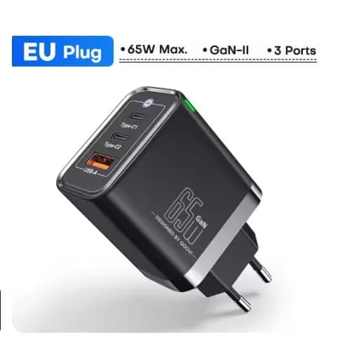 QOOVI 65W GaN 충전기 USB C 타입 ($5.59/무료)