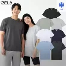투엘라 남녀공용 에어밸런스 소로나 라운드 반팔(7,290원), 이지바이 남녀공용 타슬란 썸머 하프팬츠(8,165원)