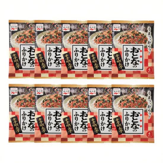 나가타니엔 오토나노 후리가께 카라시멘타이코(매운명란맛)(중량변경) x 10개 (5,900원/무료)