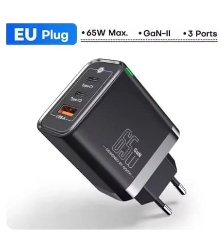 QOOVI GaN 65W 충전기($4.68/무료)