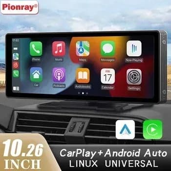 Pionray 안드로이드 카플레이 7인치 ($19) 4K 11.26인치 ($36/무료)
