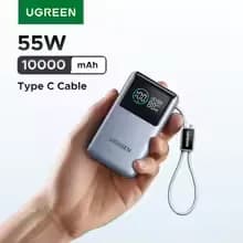 UGREEN 55W 10000mAh 파워뱅크 고속 보조배터리($20), Nexode 미니 100W 20000mAh($23), Qi2 3in1 25W 10000mAh 마그네틱 고속 보조배터리($37)