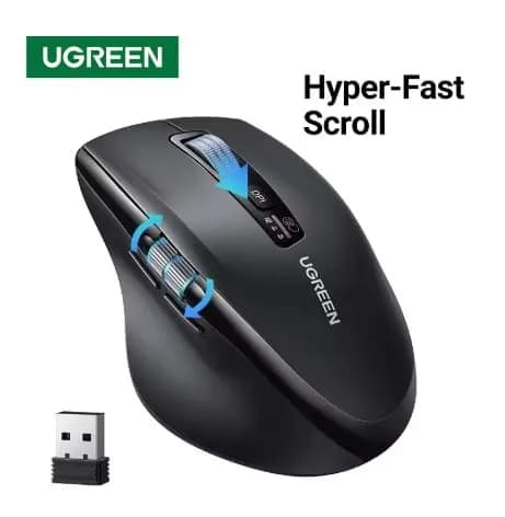 UGREEN 초고속 스크롤 무선 마우스 + 마우스 패드($13.93/무료)