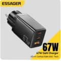 한국플러그 Essager 67W GaN USB 타입 C 충전기 ($9.0/무료)3