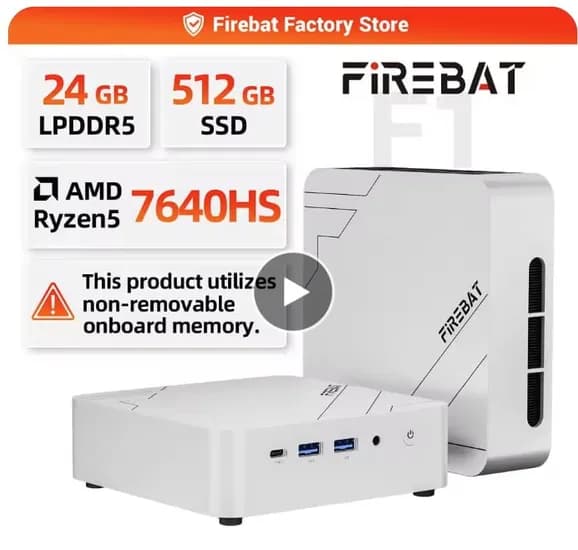 FIREBAT F1 미니PC($269.59) / 샥즈 오픈런 프로2($86) / 독거미 F108 Pro 키보드($34.73)