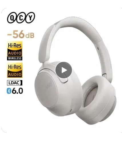 QCY H3S ANC 무선 헤드폰 ($25.72)무배