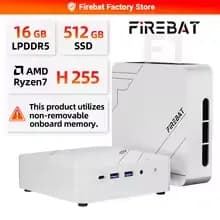 GMKtec M8 6650H($154), K12($207), FIREBAT F1 H255($356), GMKtec G3S($105)/무료