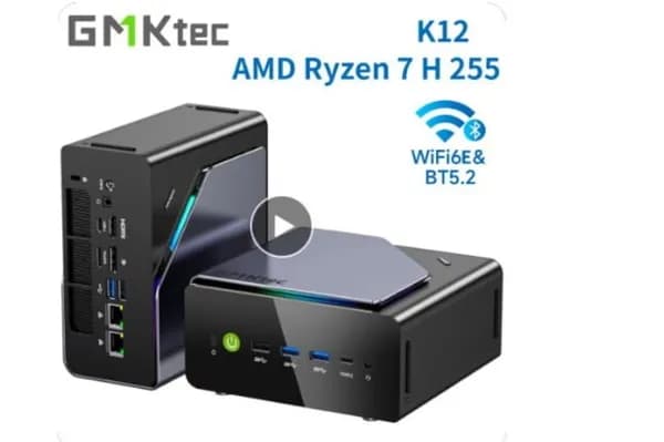 GMKtec K12 게이밍 미니 PC H255 베어본