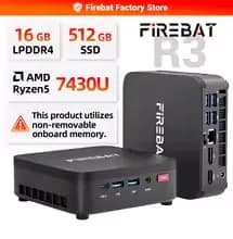 FIREBAT R3 미니PC 7430U 16GB 512GB 216,000원