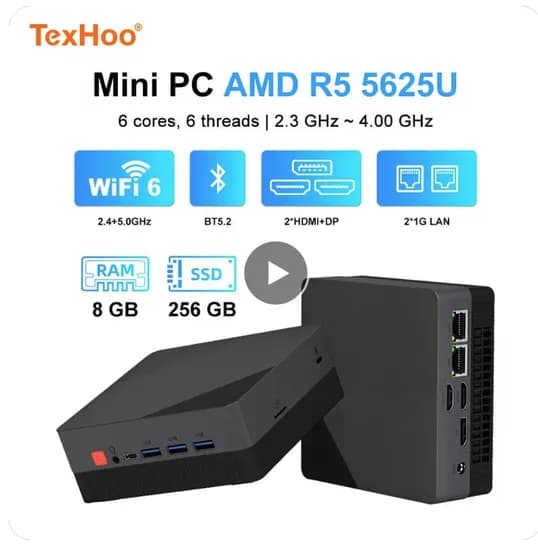 미니PC 5625U($106.08) 베이스어스 GaN 70W 충전기(33,148원) 유그린 Qi2 보조배터리($21.08)