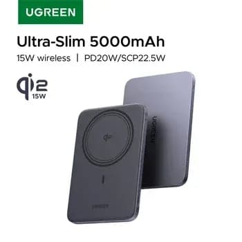 베이스어스 Qi2.2 25W 10000mAh ($20) 유그린 울트라슬림 20W Qi2 5000mAh ($21) 유그린 미니 33W 10000mAh ($14) 블레이드 100W 2만mAh($28) 등 / 무료
