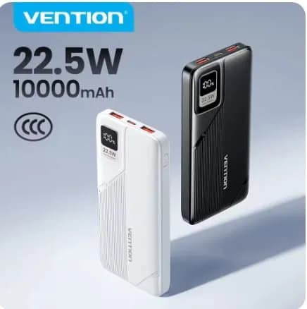 Vention 휴대용 보조배터리 10000mAh 22.5W