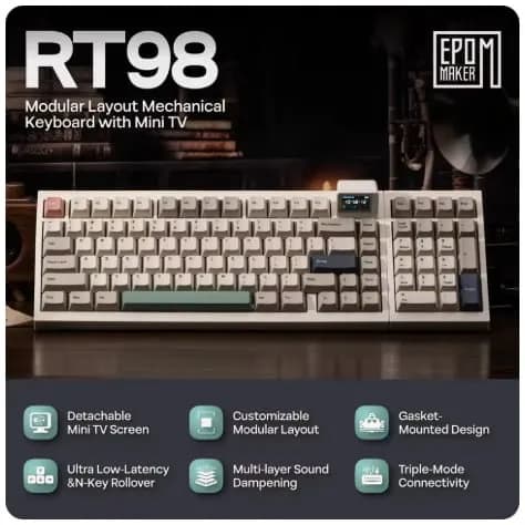 에포메이커 RT98 기계식 키보드 76.53달러
