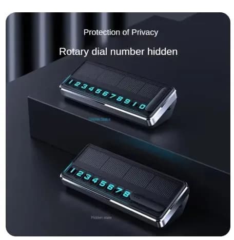 태양광 LED 주차 전화번호판