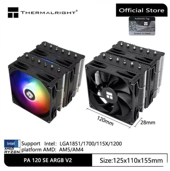 Thermalright PA120 SE V2 듀얼쿨러 23,362원