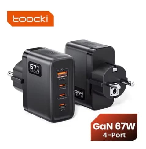 Toocki 67W GaN 접지형 USB C 충전기 KR 플러그
