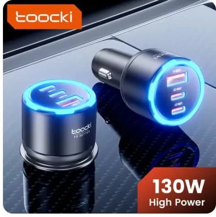 Toocki 130W USB C 차량용 충전기