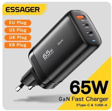 한국플러그 Essager 65W GaN 충전기