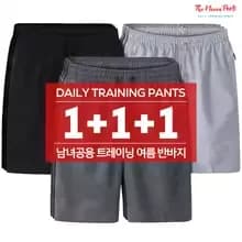 더나은 데일리 트레이닝 반바지 3장, 라이프폼 순면 100% 무지 반팔티 5장