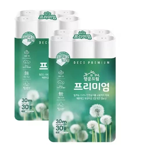 행운드림 3겹 화장지 2팩 외 2종