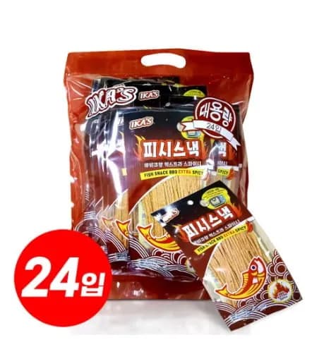 피시스낵 바비큐향 엑스트라 스파이시 312g