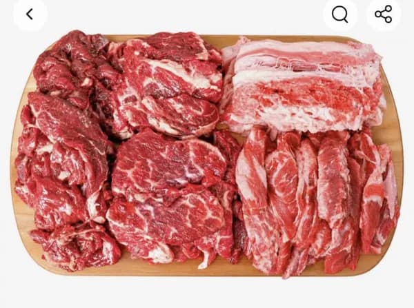 소고기 모듬 구이용 2kg