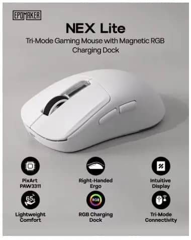 에포메이커 NEX Lite 게이밍 마우스