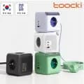 투키 GaN PPS 3포트 초고속 4구 4000W 접지 큐브 멀티탭