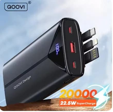 QOOVI 10000mah 22.5W 휴대용 보조배터리