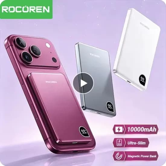 Rocoren 5000mAh 자기식 보조배터리 외 2종