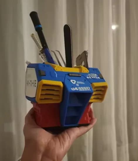 건담 보관 상자 모바일 워리어 RX-78 애니메이션 피규어 데스크탑 장식품