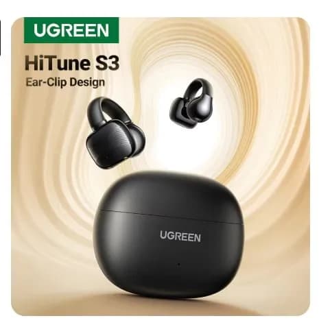 UGREEN 초이스 하이튠 S3 오픈 이어 클립 무선이어폰