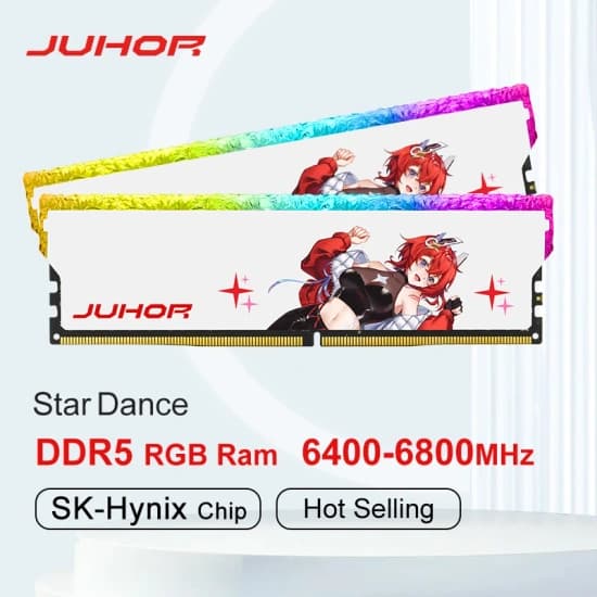 JUHOR DDR5 RGB 16GB 6400 6800 하이닉스 A다이