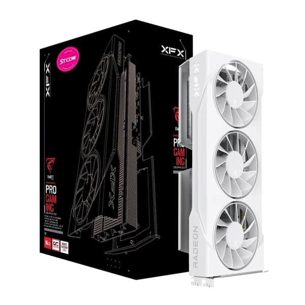 XFX 라데온 RX 9060 XT SWIFT WHITE OC D6 16GB 그래픽카드, 610,000원/쿠폰적용 가능