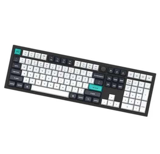 로켓직구) 풀배열 풀알루 키보드 키크론 Q6 max 블랙/화이트 적축