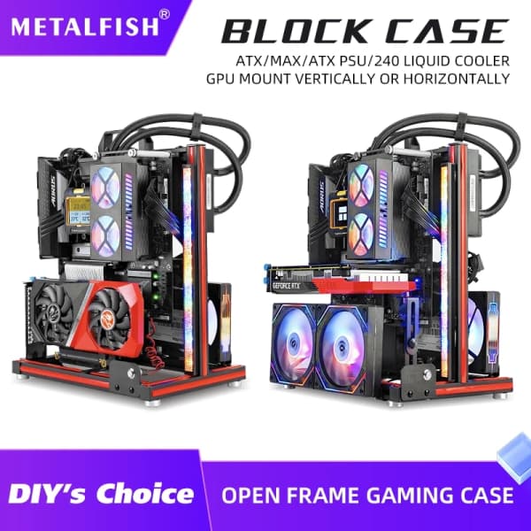 METALFISH BlockCase 알루미늄 오픈 프레임