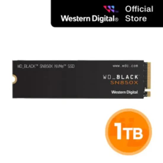 WD SN850x 2TB SSD (직구 15.2만 / 국내 정품 17.7만)