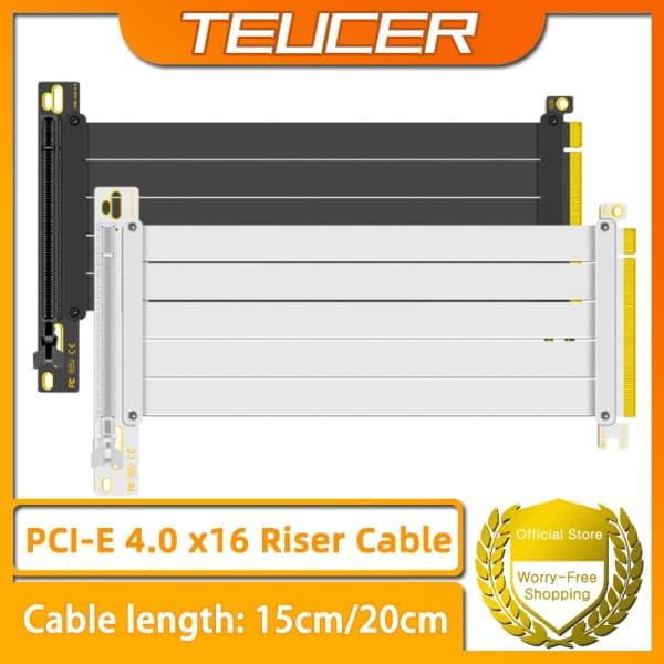 PCIE 3.0, 4.0 라이저 케이블 200MM, 150MM
