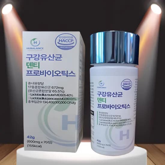 구강유산균 애플민트 70정