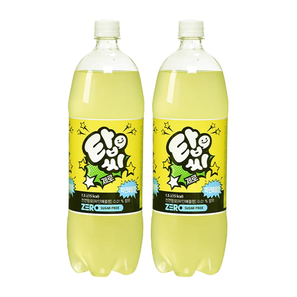 탑씨제로파인애플 1.5L*12PET 과일 탄산음료