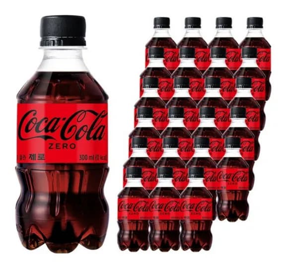 코카콜라 제로 300ml, 24개 (와우)