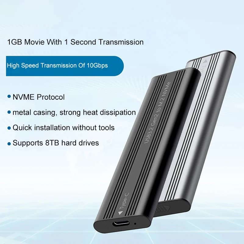 UTHAI M.2 NVME SSD 인클로저 10Gbps C타입