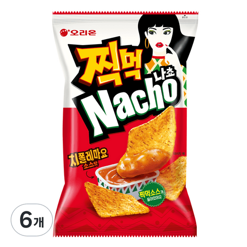 오리온 찍먹 나쵸 치폴레마요소스맛 84g 6개 (7,070원/무료)