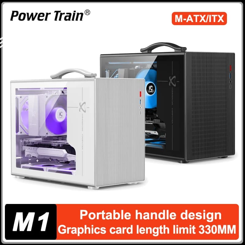 Powertrain M1 M-ATX 케이스