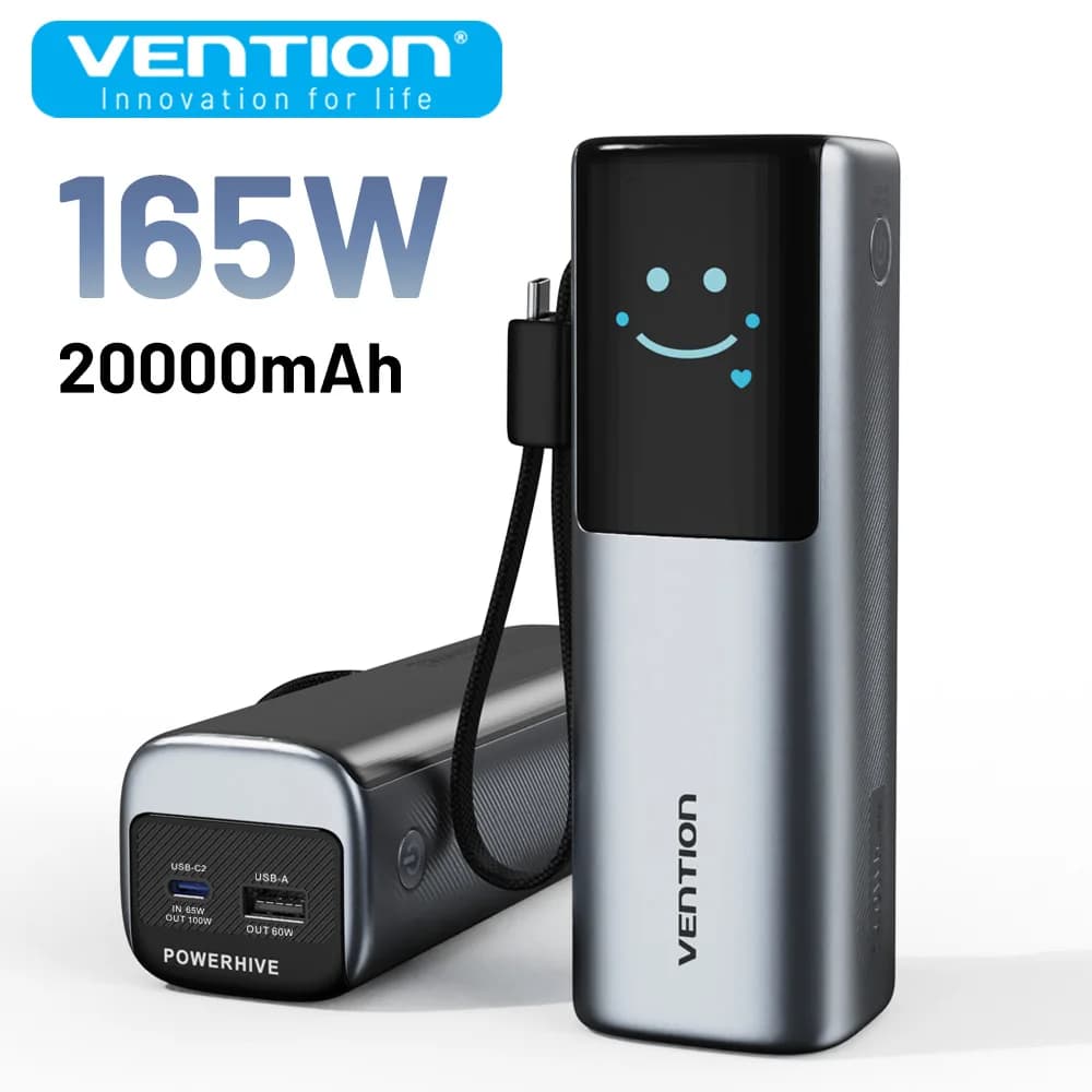 Vention 보조배터리 2만mAh 100W+65W(165W)
