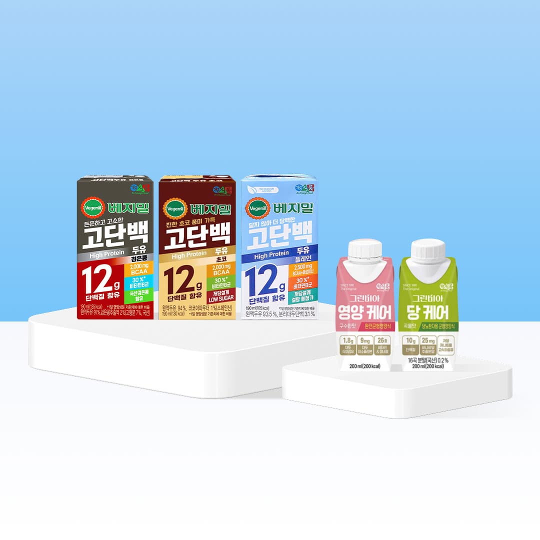 베지밀 고단백두유 플레인 190ml 32팩 외 1