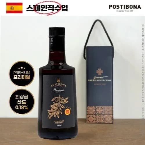 포스티보나 프리미엄 엑스트라버진 올리브유 500ml